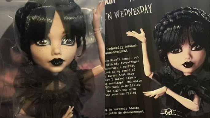 Amazon.com: Monster High Wednesday Doll, Rave'N Wednesday